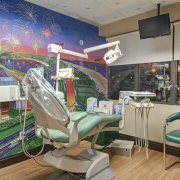 Dental Chair with all monitoring equipment