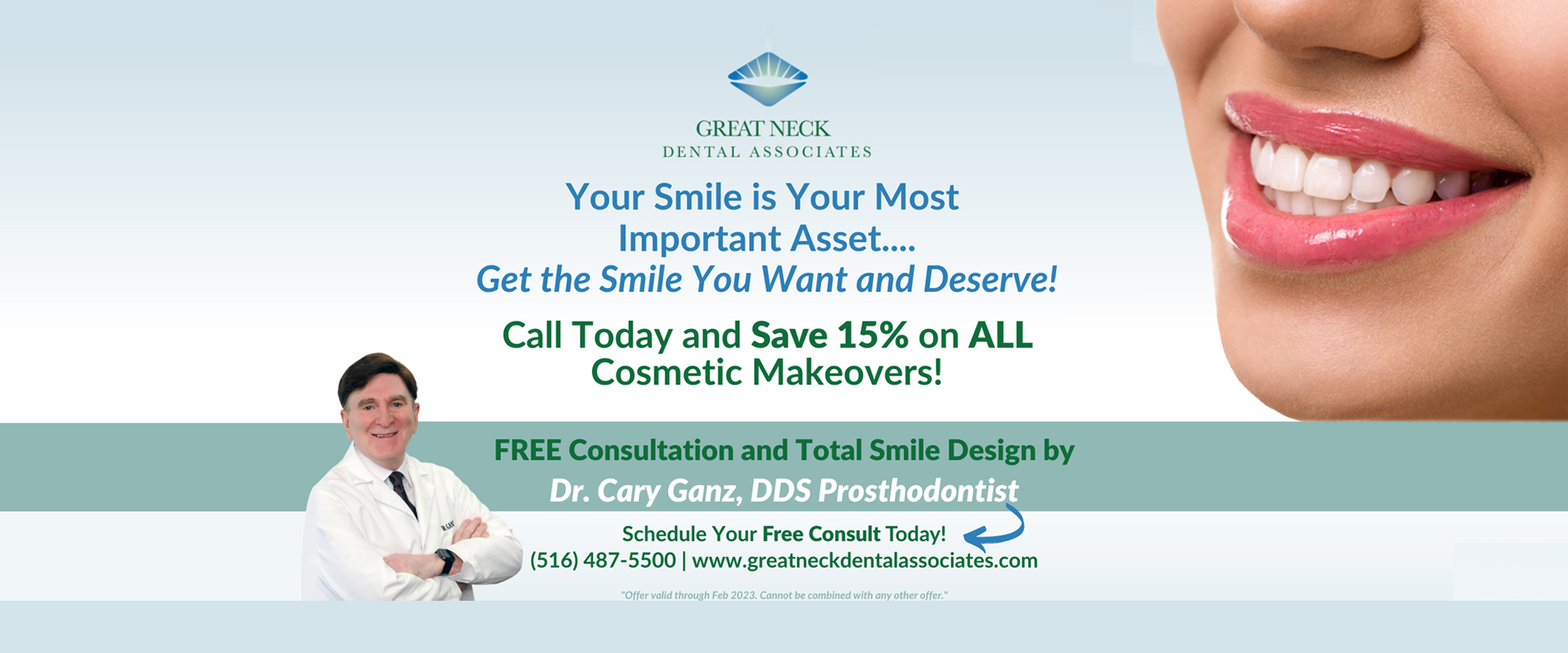 Call Today and Save 15% on ALL Cosmetic Makeovers!